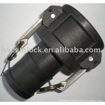 Type C Female Coupler x Hose Shank camlock coupling